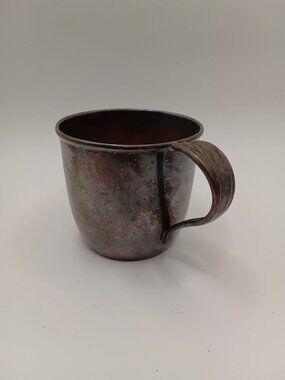 Vintage 1950s Daffodil 1847 Rogers Bros Baby Cup Silverplate International Silve